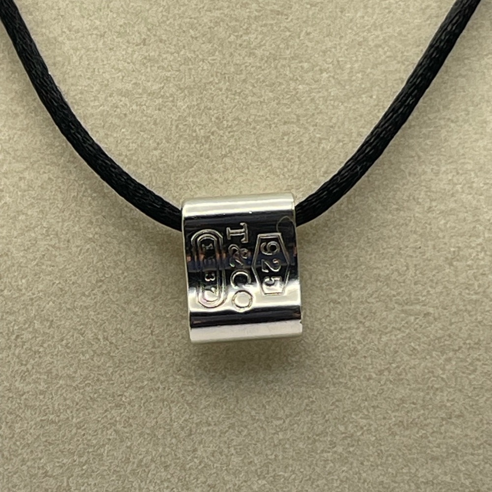 Tiffany & Co Lock Pendant .925 Sterling Silver Necklace -Stock #1016